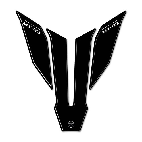 ALMOHADILLA DE DEPÓSITO ADHESIVA DE RESINA 3D compatible con MOTOCICLETA YAMAHA MT-03