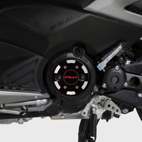 2 PEGATINAS 3D PARA PROTECCIÓN DEL CARTER TMAX 500-530 compatible con VARIADOR YAMAHA T MAX