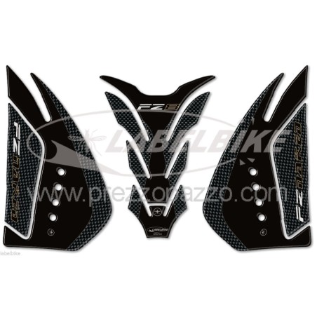 RESIN TANK ADHESIVES 3D kompatible Aufkleber für YAMAHA FZ8 Carbon Motorräder