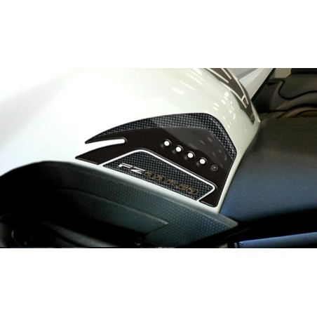 ADESIVI SERBATOIO in RESINA Stickers 3D compatibili per moto YAMAHA FZ8 Carbon