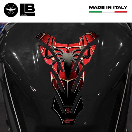 PARASERBATOIO 3D SPIDER MAN ADESIVI per SERBATOIO MOTO UOMO RAGNO SPIDERMAN