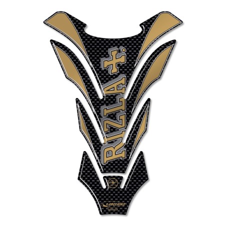 Rizla 3D RESIN RESIN BODYWALL PROTECTION for MOTORCYCLE Carbon-Gold