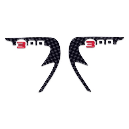 2 ADHESIVOS 3D DE GEL PARA PROTECCIÓN DE ESQUINAS compatibles con scooter kymco XCITING 300