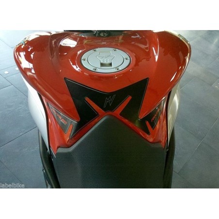 PARASERBATOIO ADESIVO in RESINA GEL 3D compatibile per MOTO MV AGUSTA RIVALE