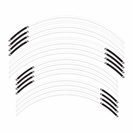 ADHESIVE STRIPS for RIM compatible with MOTORCYCLE SCOOTER HONDA X-ADV 750 XADV