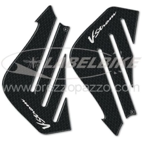 2 ADESIVI 3D PROTEZIONI LATERALI SERBATOIO compatibili x MOTO SUZUKI V-STROM DL