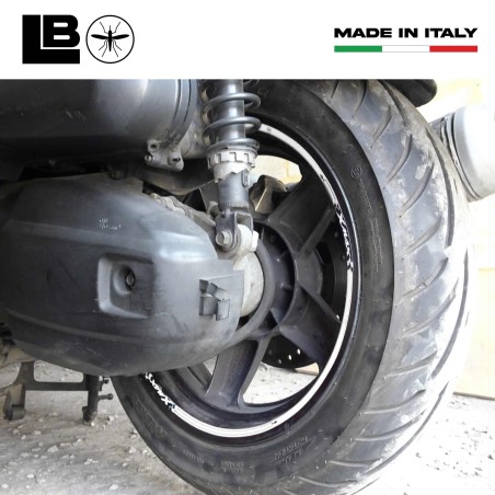 TIRAS ADHESIVAS para LLANTAS compatibles con YAMAHA X MAX scooter XMAX 125-250-300