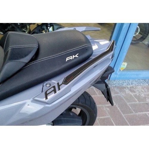2 ADESIVI in resina gel PROTEZIONE MANIGLIE compatibili per scooter kymco AK 550