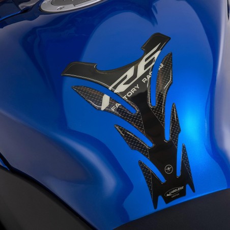 PARASERBATOIO R6 ADESIVI 3D CARBONIO PROTEZIONE SERBATOIO per MOTO YAMAHA 2017-2020