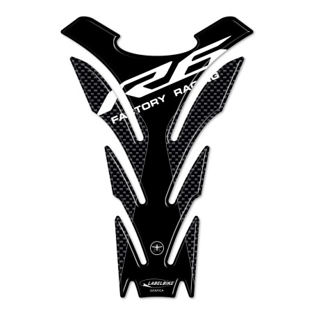 PARASERBATOIO R6 ADESIVI 3D CARBONIO PROTEZIONE SERBATOIO per MOTO YAMAHA 2017-2020