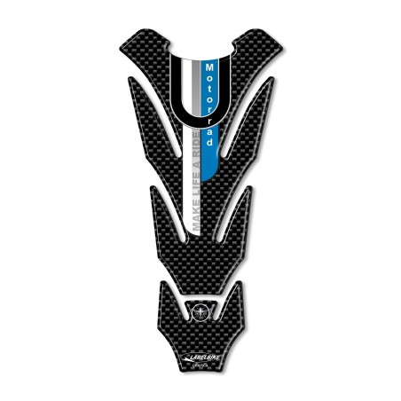 PARASERBATOIO SMALL ADESIVI 3D CARBONIO PROTEZIONE x SERBATOIO SLIM per MOTO BMW