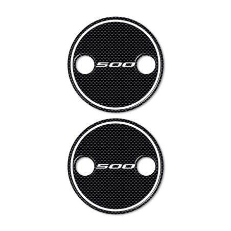 2 ADESIVI in resina 3D T MAX 500 compatibili per carter YAMAHA TMAX 2001-2011