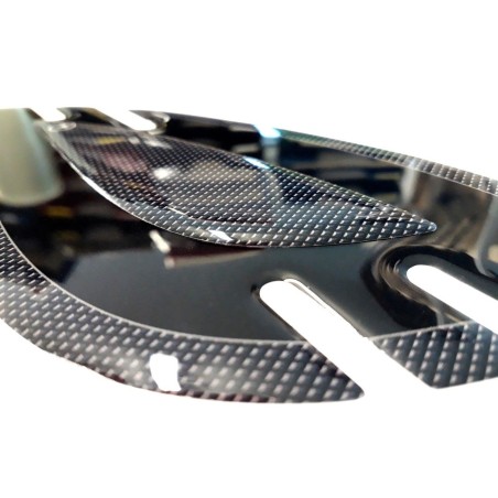 2 PEGATINAS GEL 3D PROTECCIONES LATERALES DEPOSITO para MOTO retro VINTAGE cafe racer