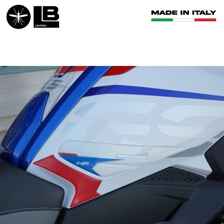 Kit de PEGATINAS DE PROTECCIÓN LATERAL 3D compatible con MOTOCICLETAS serie BMW GS R1250 HP
