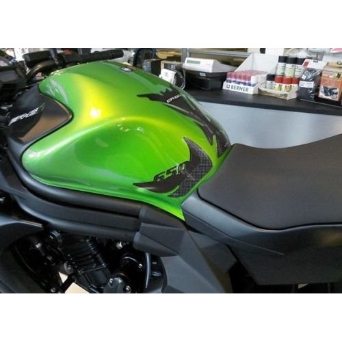 PROTECCIONES LATERALES DEPÓSITO gel 3D compatibles para KAWASAKI MOTO ER-6n 2012-16
