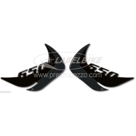 PROTEZIONI LATERALI SERBATOIO gel 3D compatibili per MOTO KAWASAKI ER-6n 2012-16
