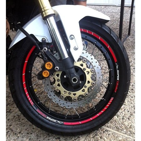 STRISCE ADESIVE per CERCHI 17 -19 POLLICI compatibili MOTO YAMAHA SUPER TENERE