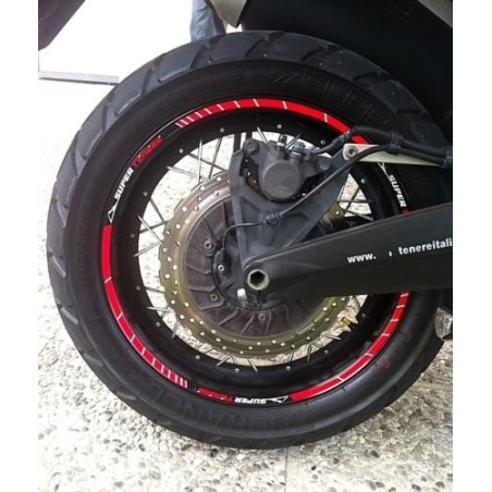 STRISCE ADESIVE per CERCHI 17 -19 POLLICI compatibili MOTO YAMAHA SUPER TENERE