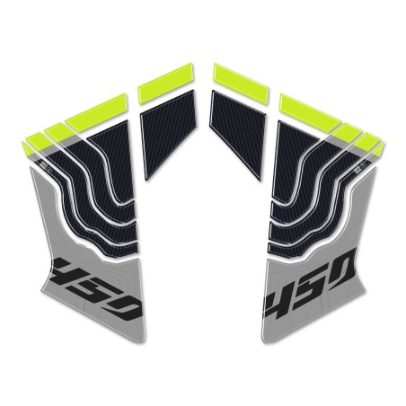 Adesivi Gel 3D Protezioni laterali serbatoio moto compatibili con CFMOTO 450MT