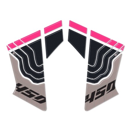 Adesivi Gel 3D Protezioni laterali serbatoio moto compatibili con CFMOTO 450MT