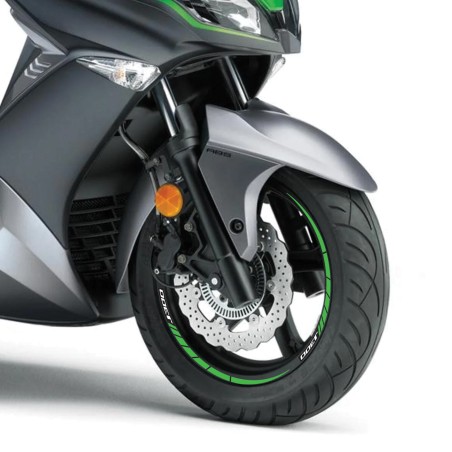Kit Tiras Adhesivas Compatibles para Llantas 14-13 Scooter J 300 Kawasaki J300