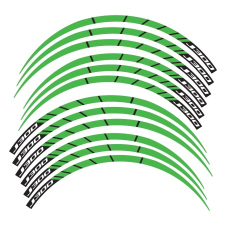 Kit Adhesive Strips Compatible With 14-13 Kawasaki J300 Scooter Rims