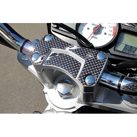 KIT DE ADHESIVOS PEGATINAS DE RESINA DE CARBONO COMPATIBLES para MOTO SUZUKI GSR 2006-2010