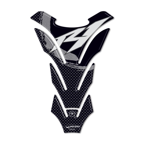 PARASERBATOIO ADESIVI 3D CARBONIO x PROTEZIONE SERBATOIO per MOTO YAMAHA R1 R 1