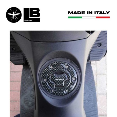PEGATINAS PROTECCIÓN DEPÓSITO DE CARBONO 3D tapa para Scooter GILERA NEXUS desde 2008