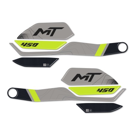 Adesivi resina gel 3D Protezione Paramani moto compatibili con CFMOTO 450MT