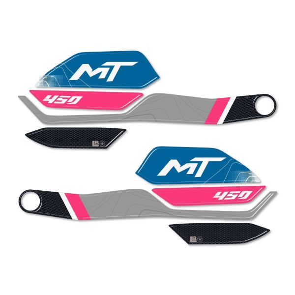 Adesivi resina gel 3D Protezione Paramani moto compatibili con CFMOTO 450MT
