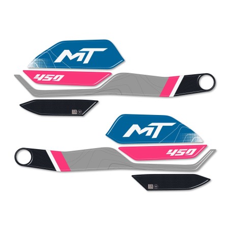 Adesivi resina gel 3D Protezione Paramani moto compatibili con CFMOTO 450MT