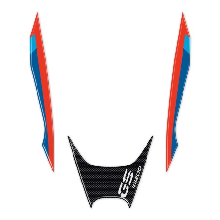 KIT DE ADHESIVOS DE GEL 3D PARA PROTECCIÓN DELANTERA compatible MOTO BMW GS R1200 2017-2019
