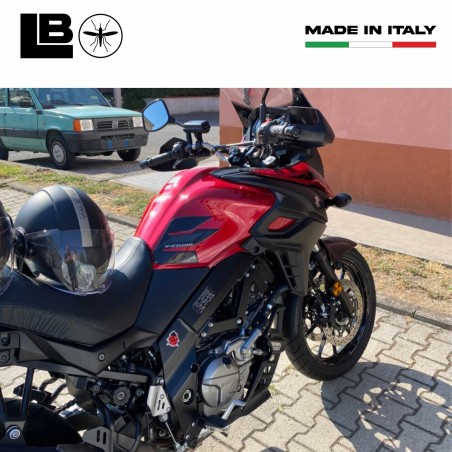 2 PROTEZIONI LATERALI SERBATOIO compatibili per MOTO SUZUKI V-STROM 650 2017-2022