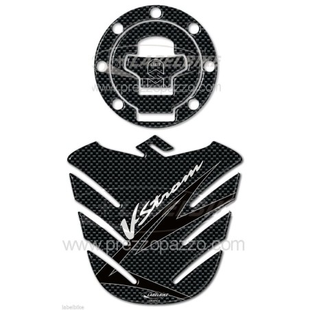 KIT ADESIVI 3D PROTEZIONE SERBATOIO COMPATIBILI per MOTO SUZUKI Vstrom 2002-2011
