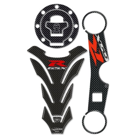 Kit adesivi 3D protezioni GSX-R compatibili per moto Suzuki 600 GSXR 2000-2003