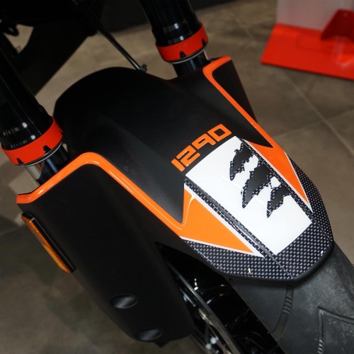 PROTEZIONE PARAFANGO ANTERIORE adesivi 3D compatibile per MOTO KTM 1290 ADVENTURE