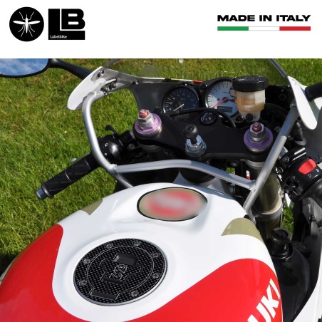 ADESIVO 3D PROTEZIONE TAPPO SERBATOIO compatibile per MOTO SUZUKI fino al 2002