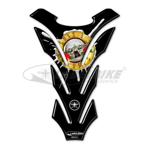 GUNS 'N ROSES 3D MOTO ADHESIVE WALL PROTECTOR Gloss Black