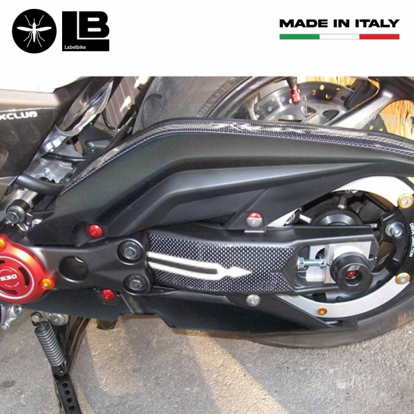 ADESIVI 3D carbonio TMAX 530 compatibili per CARTER CINGHIA YAMAHA T max 2012-16