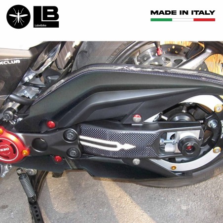 ADESIVI 3D carbonio TMAX 530 compatibili per CARTER CINGHIA YAMAHA T max 2012-16