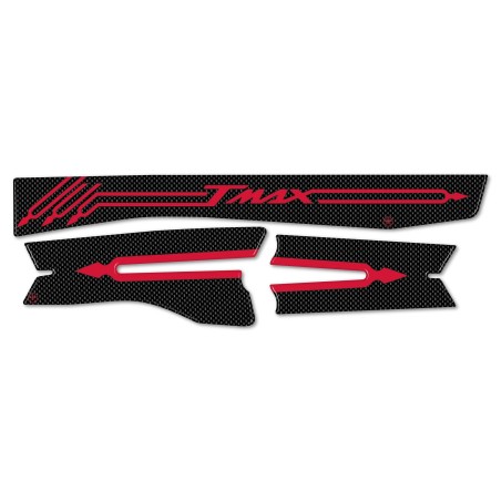ADESIVI 3D carbonio TMAX 530 compatibili per CARTER CINGHIA YAMAHA T max 2012-16