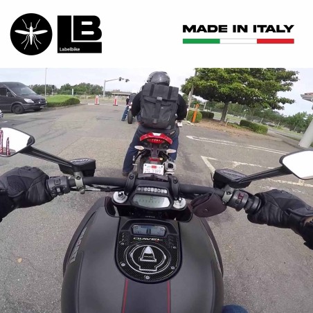 KIT DE PEGATINAS DE PROTECCIÓN DE TAPÓN DE COMBUSTIBLE 3D compatible con MOTOCICLETAS DUCATI DIAVEL