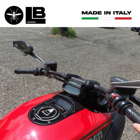 KIT DE PEGATINAS DE PROTECCIÓN DE TAPÓN DE COMBUSTIBLE 3D compatible con MOTOCICLETAS DUCATI DIAVEL