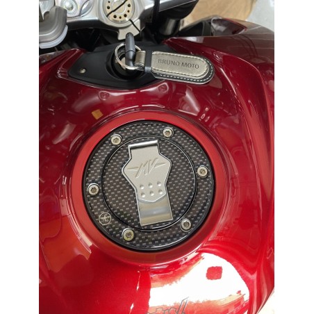 PROTEZIONE in RESINA GEL 3D TAPPO SERBATOIO compatibile per MOTO MV AGUSTA F3