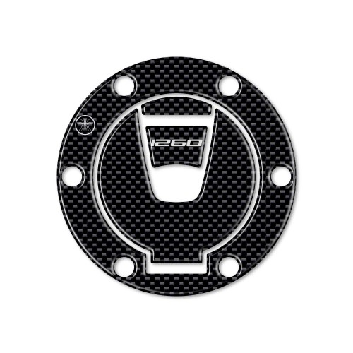 PEGATINA DE CARBONO 3D KEYLESS Tapón Depósito para MOTO DUCATI MULTISTRADA 1260