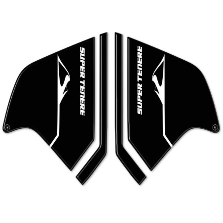 2 PEGATINAS de gel 3D para PROTECCIONES LATERALES compatibles para MOTOCICLETAS YAMAHA SUPER Tenere