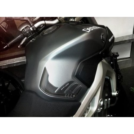 2 ADESIVI gel PROTEZIONI LATERALI SERBATOIO compatibili per MOTO YAMAHA MT-09