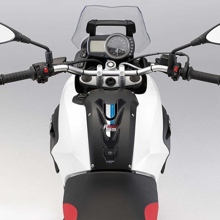 Paraserbatoio Adesivo Resina 3D Carbonio compatibile con Moto Bmw F650 Gs F650gs