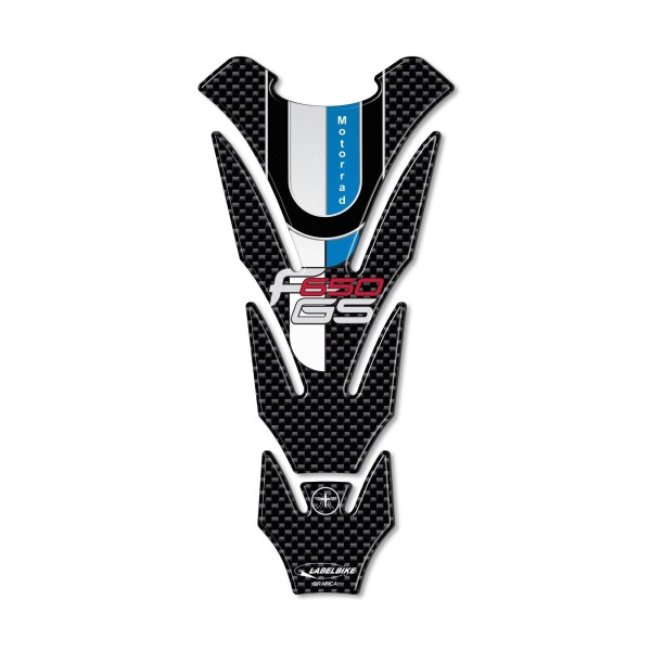 3D-Tankpad aus Carbonharz, kompatibel mit BMW F650 Gs F650gs Motorrädern
